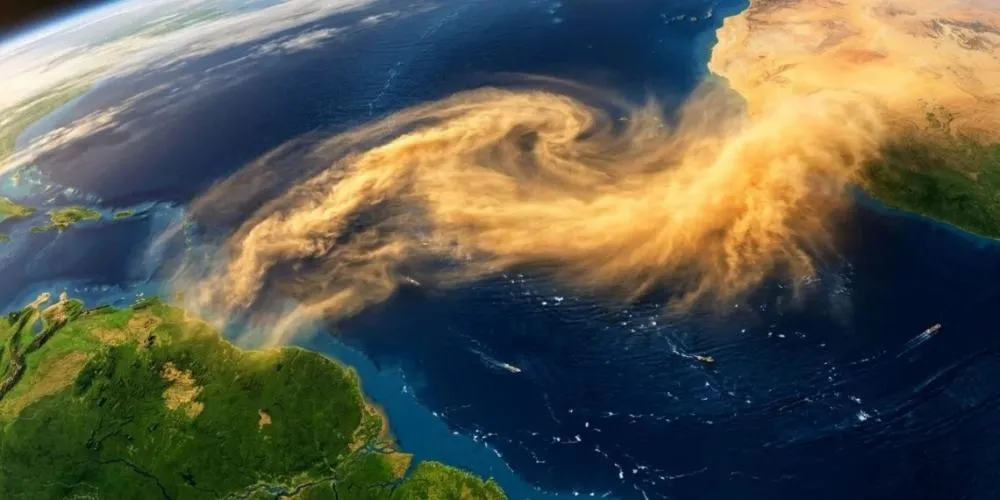 Massas de partículas minerais em alta altitude influenciam a radiação solar e alteram o equilíbrio térmico global.